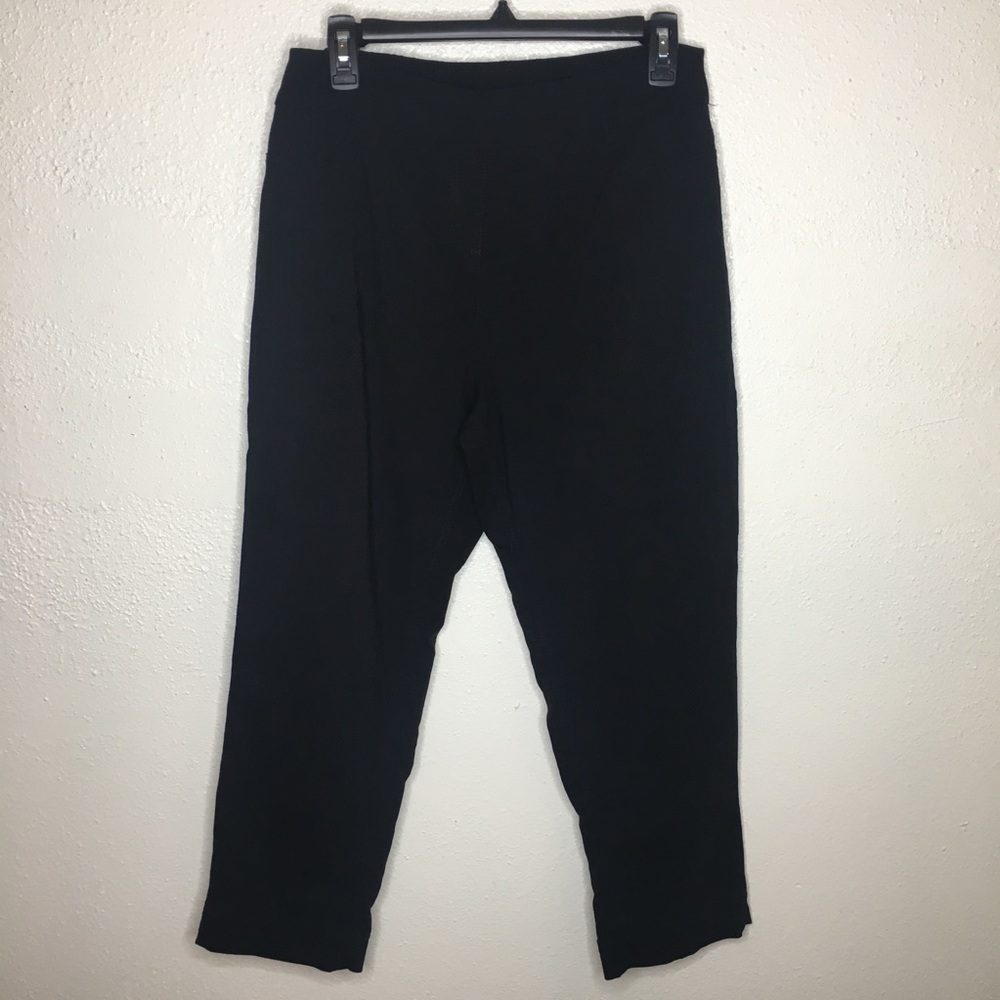 Soft Surroundings Pull On Stretchy Trouser Pants in Black M